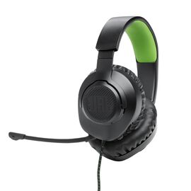 JBL Quantum 100X Console - Black - Wired over-ear gaming headset with a detachable mic - Hero